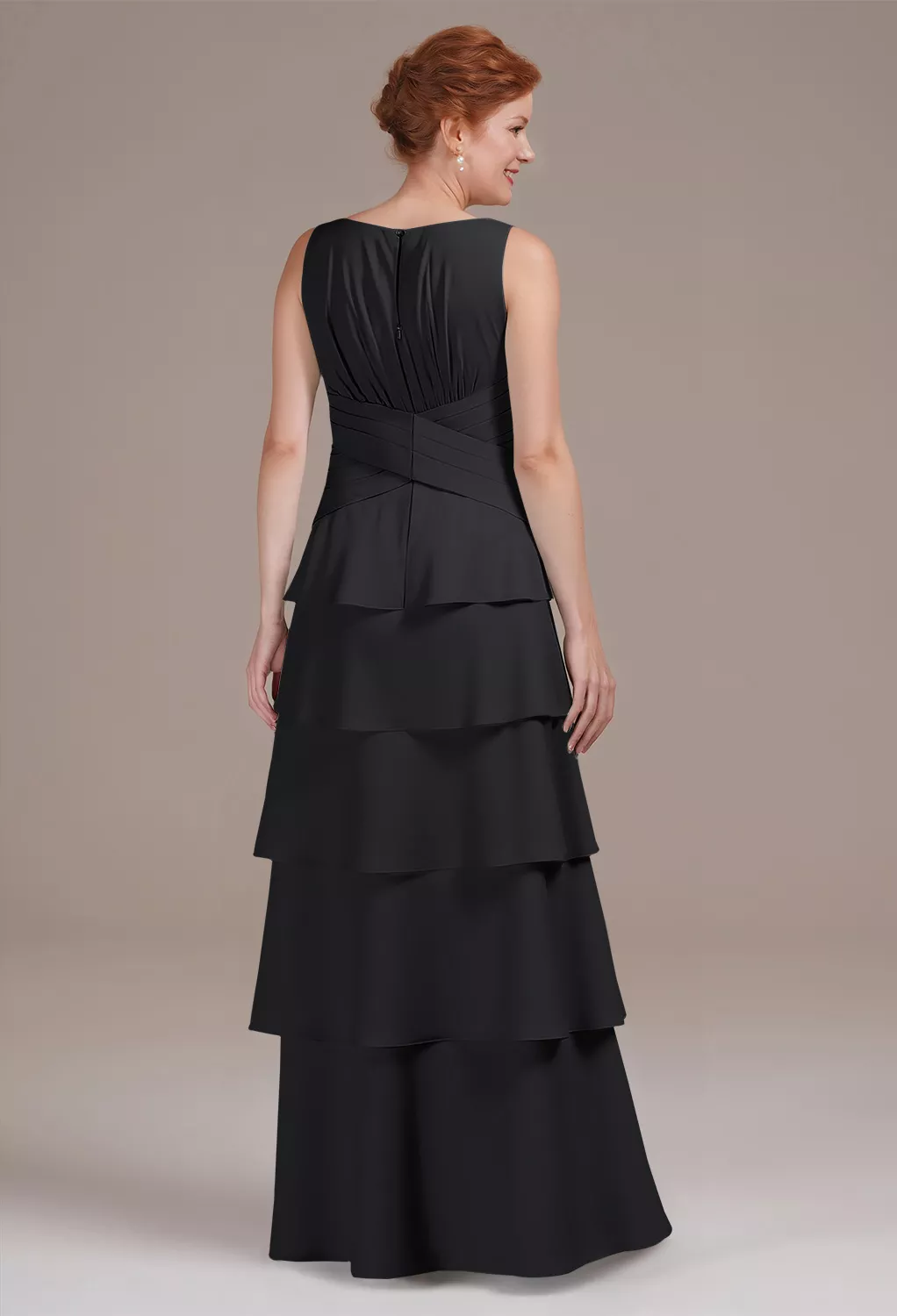 AW Addie Black Metallic  Mother of the Bride Dresses